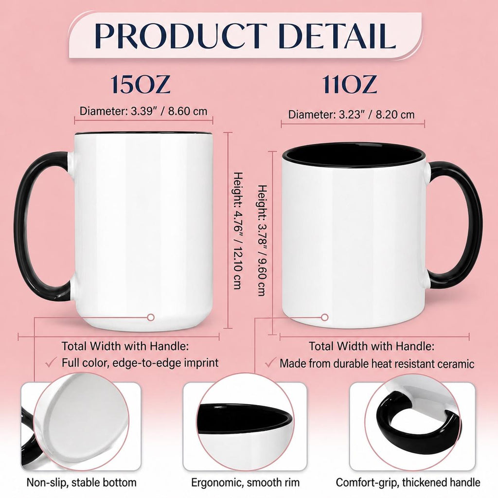 Personalized Sewing Mug, 3D Optical Illusion Craft Tools Coffee Cup, Seamstress Gift
