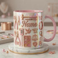 Personalized Jewelry Mug, Jewelry Maker Gift, Bead Artist Cup, Handmade Jewelry Mug, Custom Name Gift