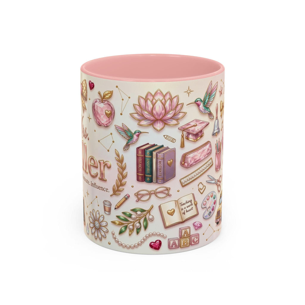 Personalized Teacher Appreciation 3D Coffee Mug,Personalized Teacher Mug with Name, Custom Teacher Coffee Cup, Back to School Gift,