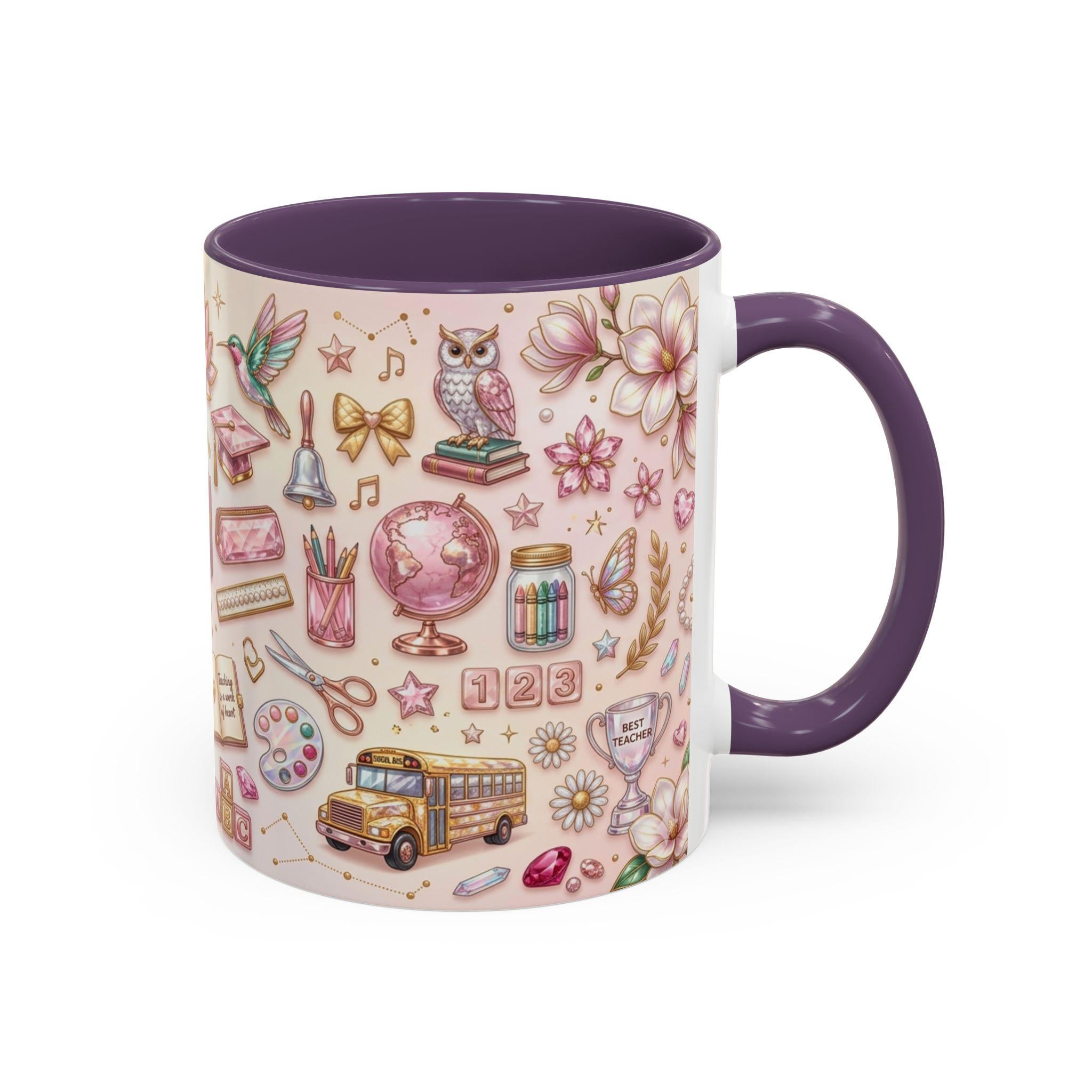 Personalized Teacher Appreciation 3D Coffee Mug,Personalized Teacher Mug with Name, Custom Teacher Coffee Cup, Back to School Gift,