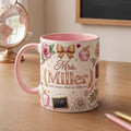 Personalized Teacher Appreciation 3D Coffee Mug,Personalized Teacher Mug with Name, Custom Teacher Coffee Cup, Back to School Gift,