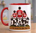Personalized Soccer Dad Mug, We Scored The Best Dad Mug, Custom Dad And Kids Mug, Father's Day Gift From Kids, Football Dad Cup